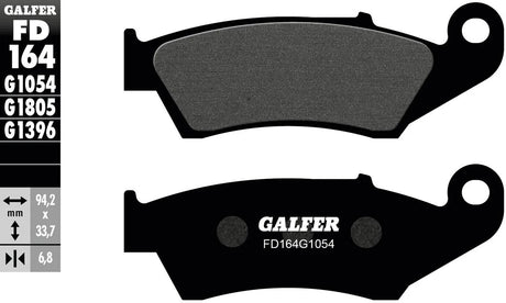 Galfer Bremsbeläge fd164 Bremsbelag fd164 g1054 organisch