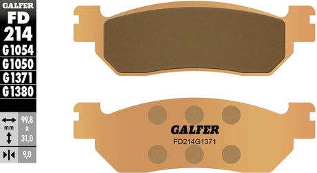 Galfer Bremsbeläge fd214 Bremsbelag fd214 g1371 sint. Metallstraße