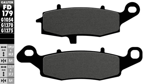 Galfer Bremsbeläge fd179 Bremsbelag fd179 g1054 organisch