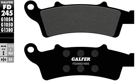 Galfer Bremsbeläge FD245 Bremsbelag FD245 G1050 Bio-Roller