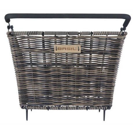 Basil Fahrradkorb Cento Rattanoptik Multisystem 41 x 25 x 12 cm - Braun