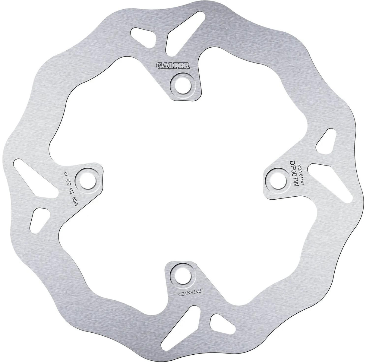 Galfer Wave-Bremsscheibe DF007 Rotor DF007 Typ W starr