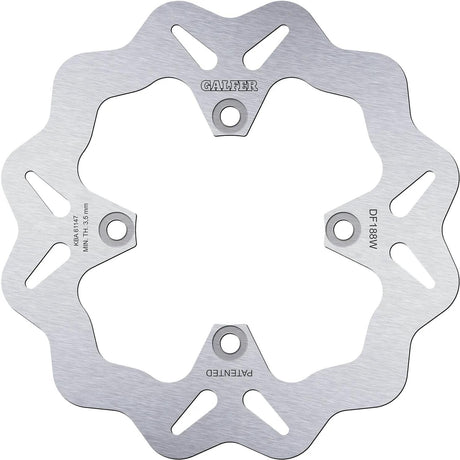 Galfer Wave-Bremsscheibe DF188 Rotor DF188 Typ W starr