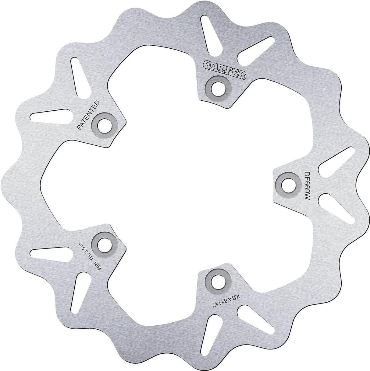 Galfer Wave-Bremsscheibe DF669 Rotor DF669 Typ W starr