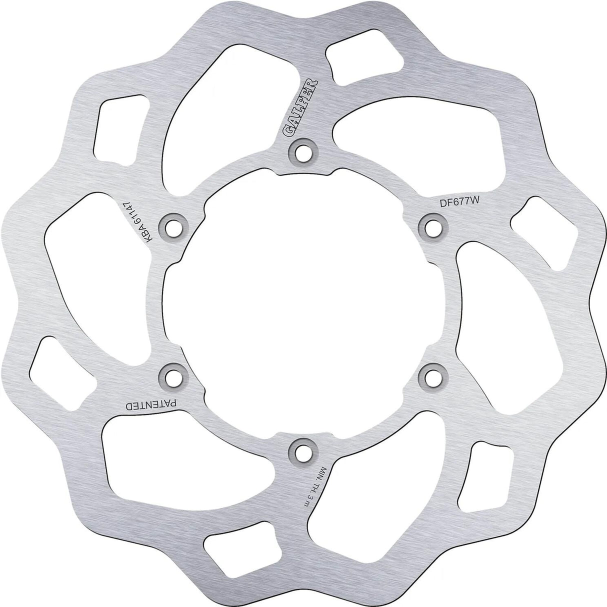 Galfer Golf Bremsscheibe DF677 Rotor DF677 Typ W Offroad starr
