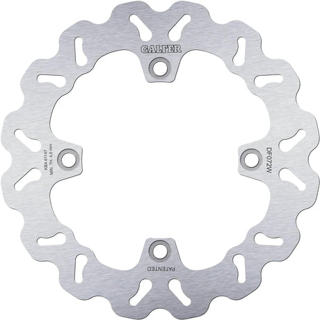Galfer Wave-Bremsscheibe DF072 Rotor DF072 Typ W starr