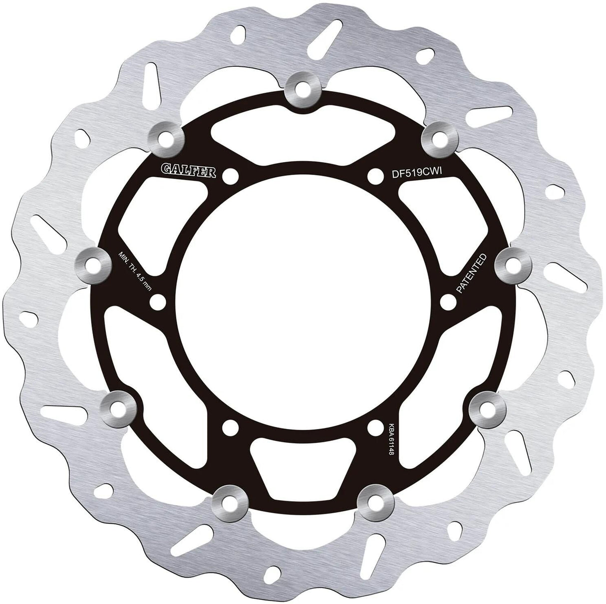 Galfer Golf Bremsscheibe DF519 Rotor Bremsscheiben schwimmend links