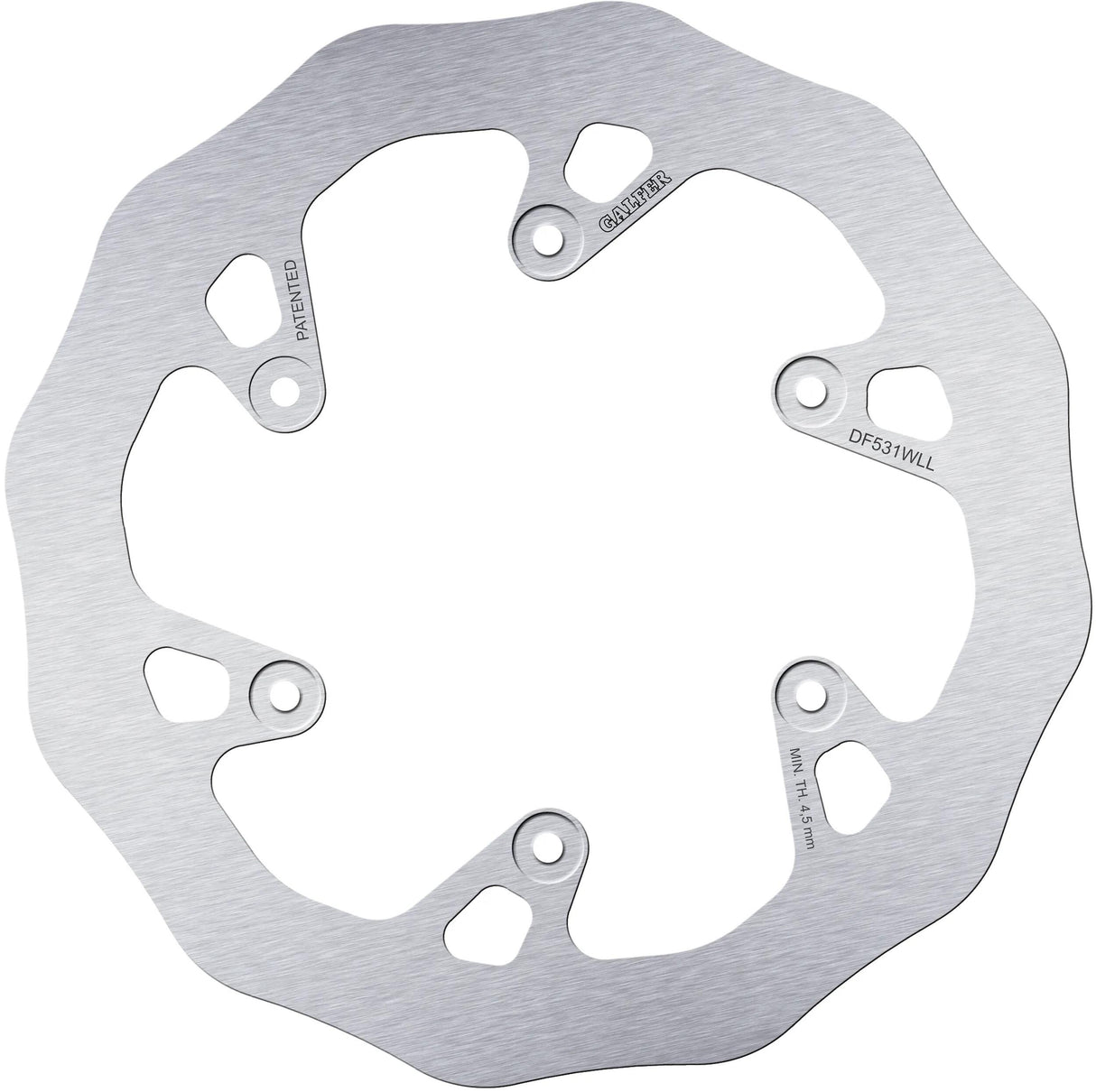 Galfer Golf Bremsscheibe DF531 Wave Rotor DF531 wird im Gelände starr und schlammig sein