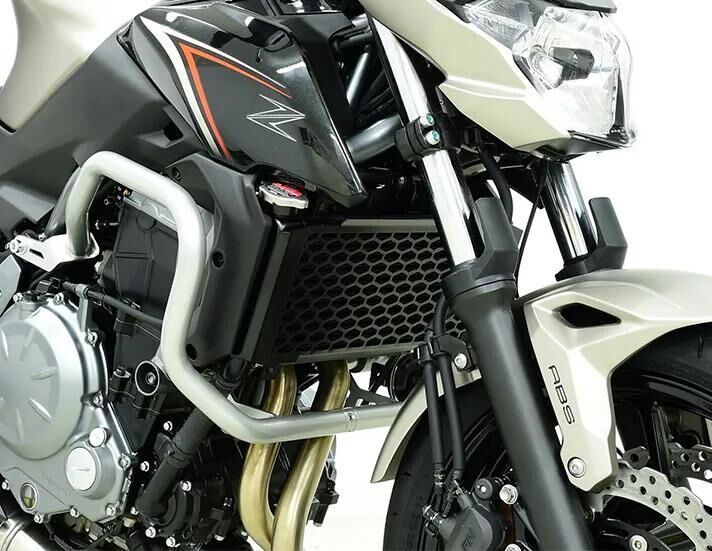 Zieger Kühlerabdeckung Kühlerabdeckung Kawa Z650 Bj.17-20 sw