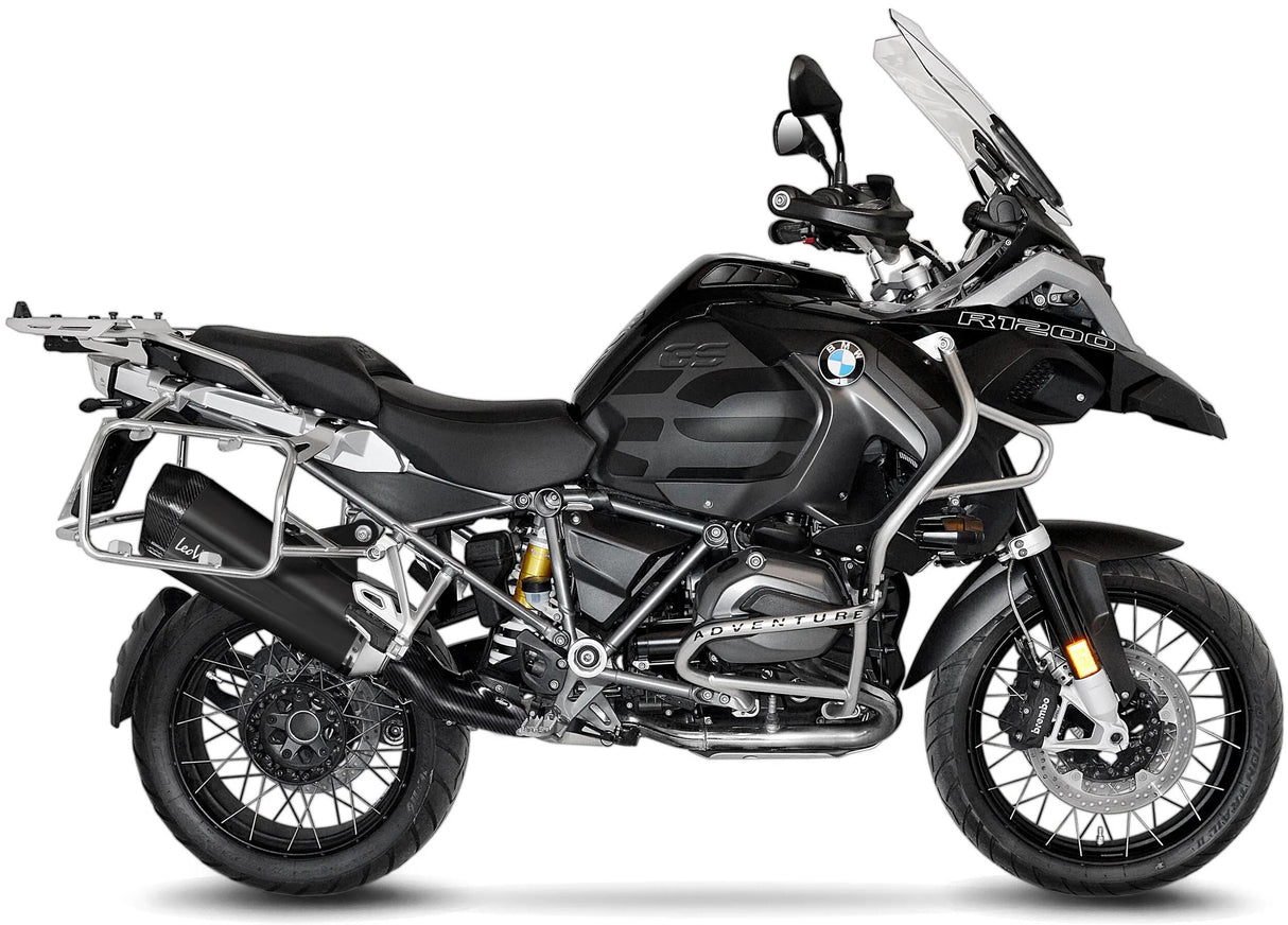 Leovince Schalldämpfer SBK LV-12 Black Edition Schalldämpfer Leo Slipon LV-12 SW