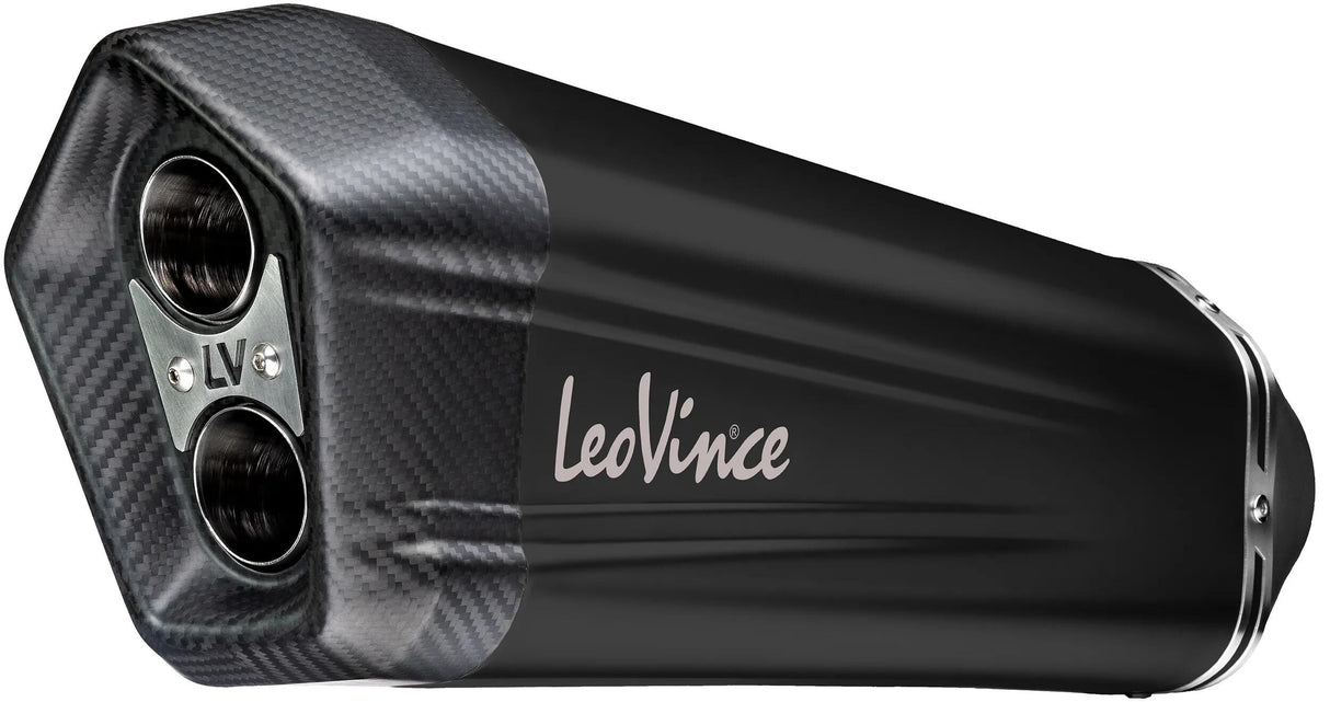 Leovince Schalldämpfer SBK LV-12 Black Edition Schalldämpfer Leo Slipon LV-12 SW