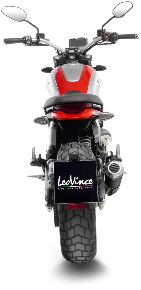 Leovince Schalldämpfer SBK LV-10 Black Edition Schalld Leo Slipon LV-10 SW-SI