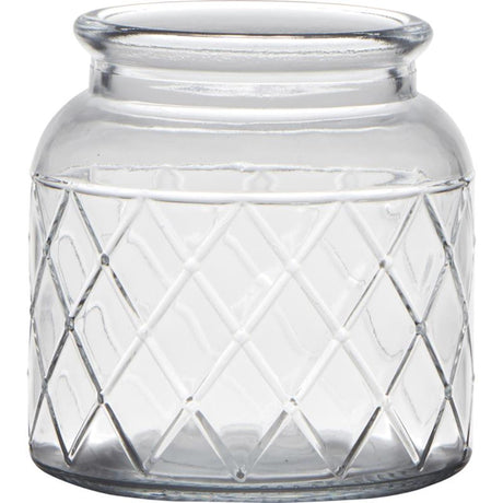 Hakbijl Glas Brüssel Vase Glas mit Motiv ø10xh10,5cm