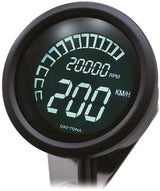 Daytona Tacho Velona 60 Dark Twin. Tacho Velona Twin S 60mm 399km h