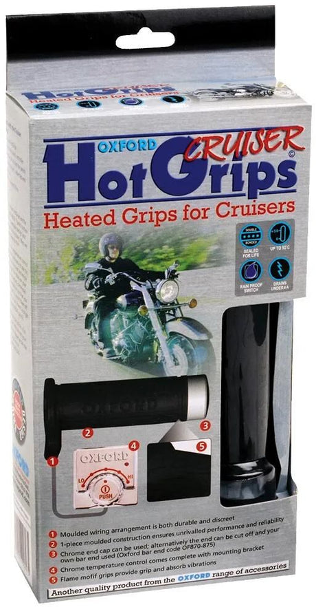 Oxford Heizgriffe hotgrips®essential . Heizgriffe Cruise Cellular offen 5-stufig