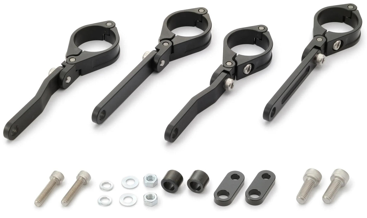 Daytona zweiachsiger Scheinwerferhalterhalter sh. Aluminium 35mm sw verstellbar