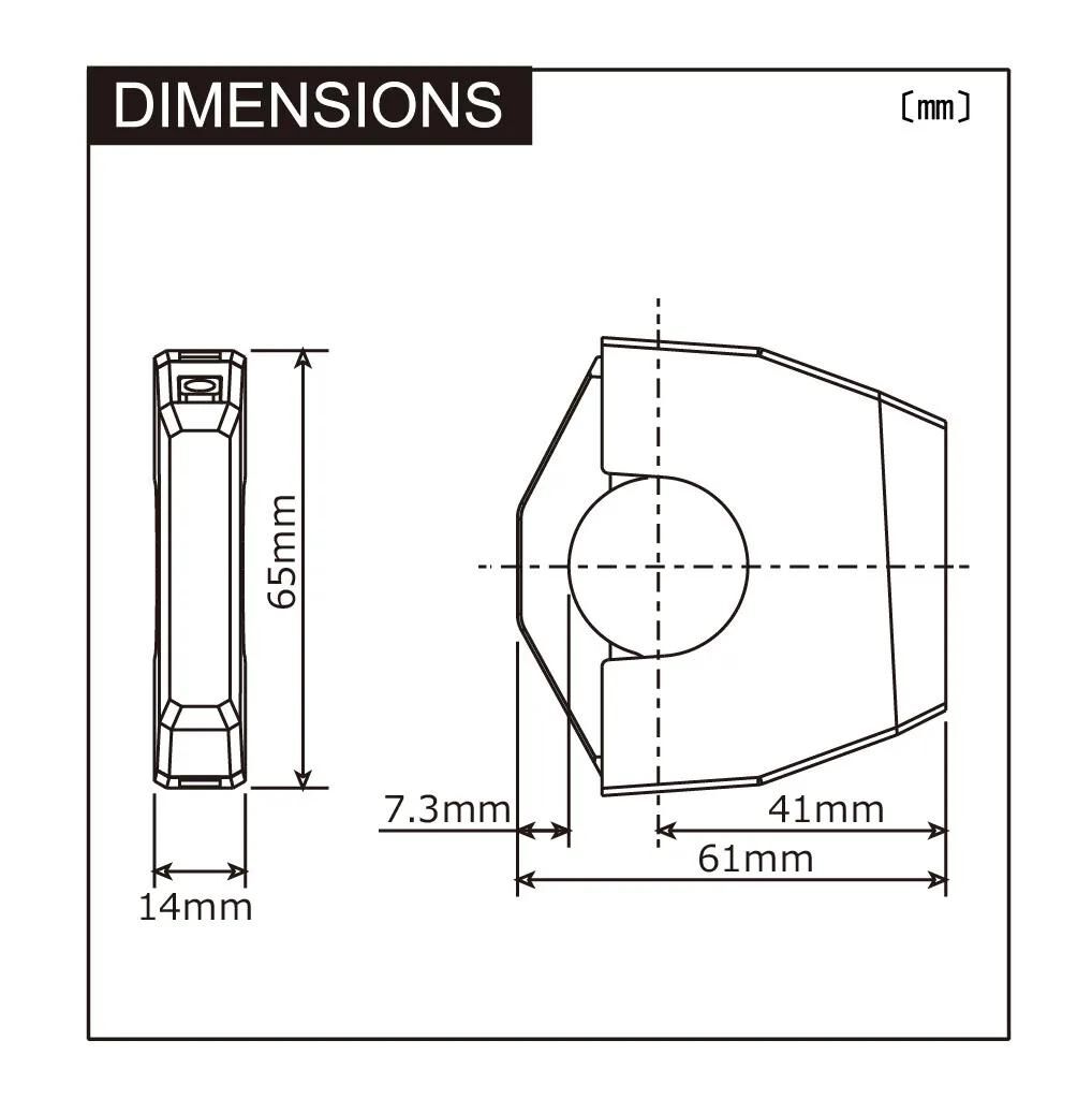 Daytona USB-Buchse Slim-Mount USB-Slim-Mount Typ-A SW 12W