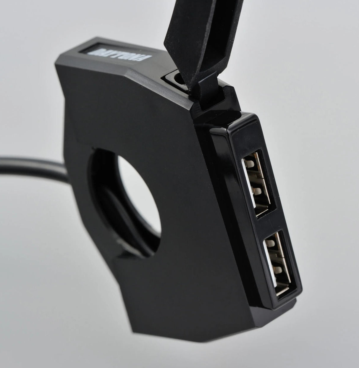 Daytona USB-Buchse Slim-Mount USB-Slim-Mount 2x Typ-A SW 2x 12W