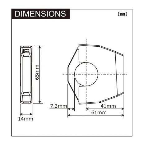 Daytona USB-Buchse Slim-Mount USB-Slim-Mount 2x Typ-A SW 2x 12W