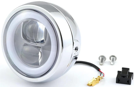 Daytona-Hauptscheinwerfer, LED-Scheinwerfer, LED, 12 mm, Chrom, seitlich