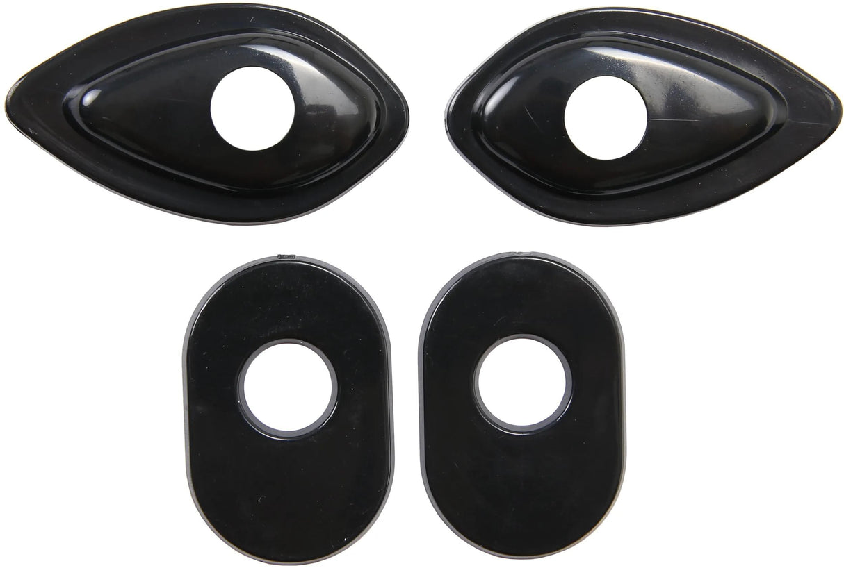 Kellermann Blinkermontageplatte Montageplatte Blinker schwarz,