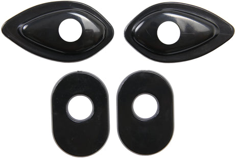 Kellermann Blinkermontageplatte Montageplatte Blinker schwarz,