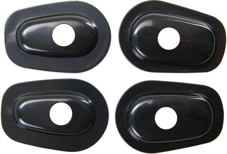 Kellermann Blinkermontageplatte Montageplatte Blinker schwarz,