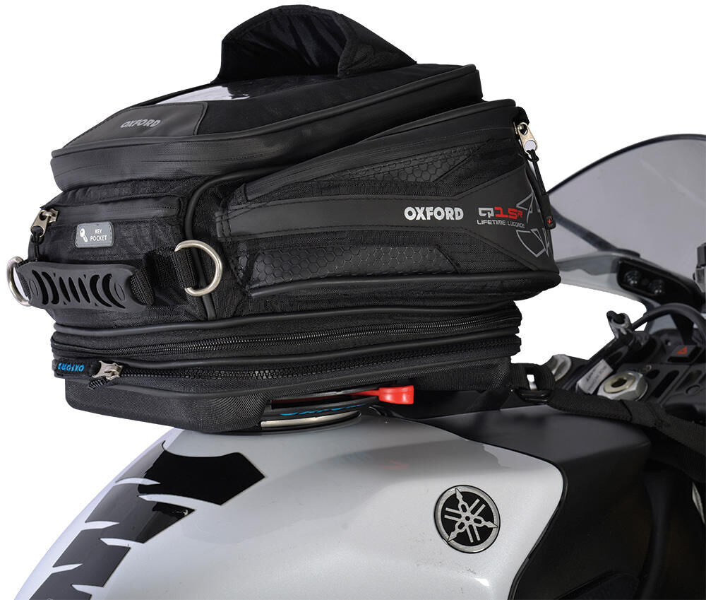 Oxford Q15R Tankrucksack Tankrucksack Q15R Schwarz 15l Quicklock
