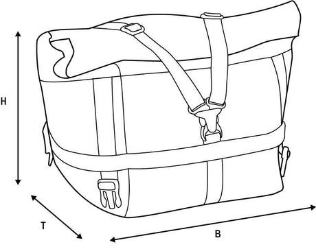 Oxford-Hecktasche Atlas T Advanced Atlas T-30 Advanced Tour Pack Schwarz