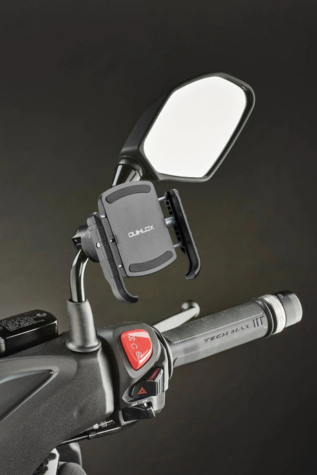 Interphone Handyhalter Quiklox mit Haltesystem Handyhalter Interph Quiklox Crab, Mirror Mount