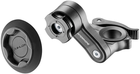 Interphone Handyhalter Quiklox mit Haltesystem, Caseholder Q-lox Lenker + Kleber