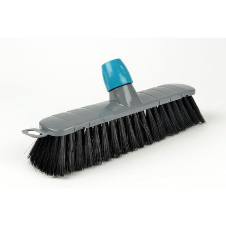 Linea Raumkehrer schwarzes Haar 28cm - Kunststoff mit Stielhalter