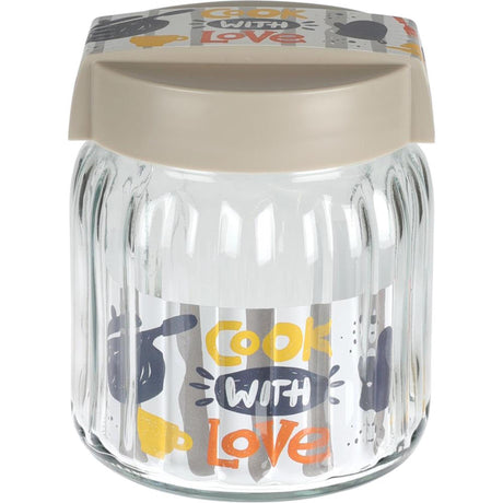 Ausgezeichnetes Vorratsglas für Haushaltswaren, 1 l, mit Deckel
