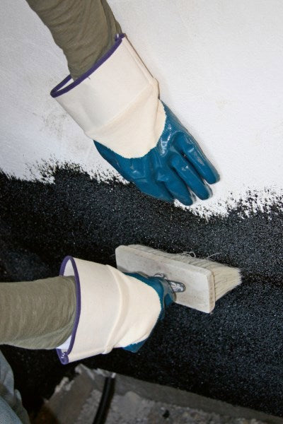 Keron Products Handschuh blau NBR mit Kapuze