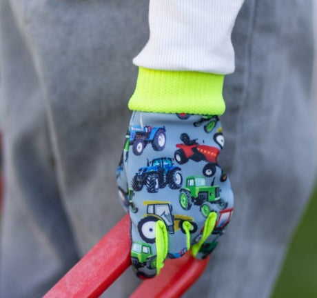 Keron Produkte Kinderhandschuh Joy 4 6 Jahre Traktormotiv