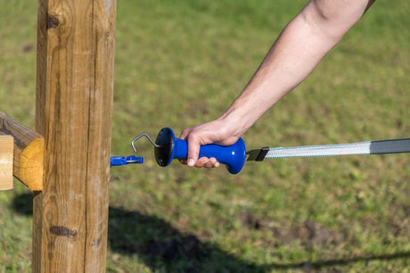 Ako Products Torgriff Premium Edelstahl blau mit Federbegrenzer