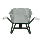 Fort Products Schubkarre 80l verzinkter Behälter mit lackiertem Boden