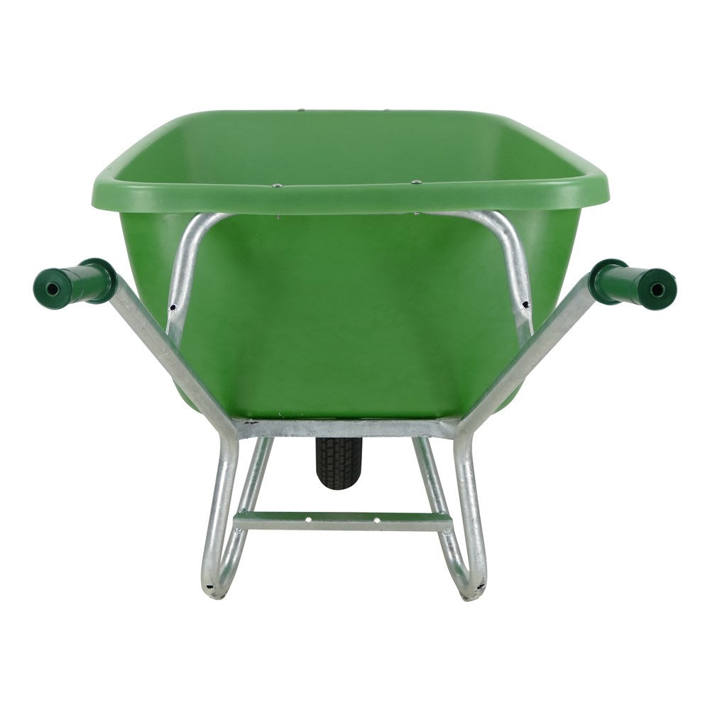 Fort Products Schubkarre F S 200l grün verzinkte Basis 1 Rad