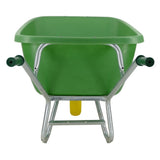 Fort Products Schubkarre F S 200l grün, Lieferung mit Rad