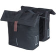 Basil Doppelte Fahrradtasche City Mik 28-32 Liter – Schwarz