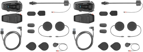 Interphone Helmkommunikationssystem u-com 8 r Helm com.system interp. u-com 8r Doppel-Kit