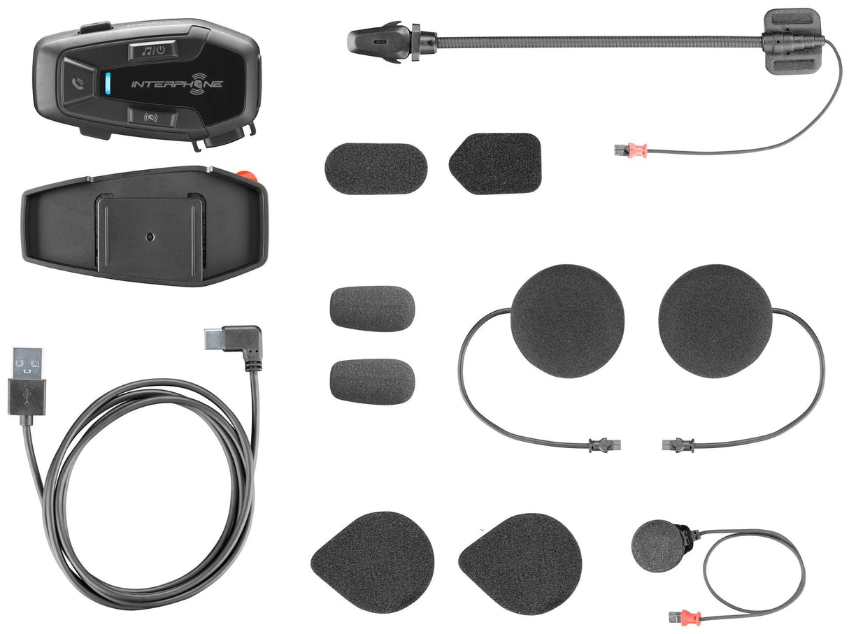 Interphone Helm-Kommunikationssystem u-com 7 r Helm-Kommunikationssystem interp. u-com 7r Einzelset