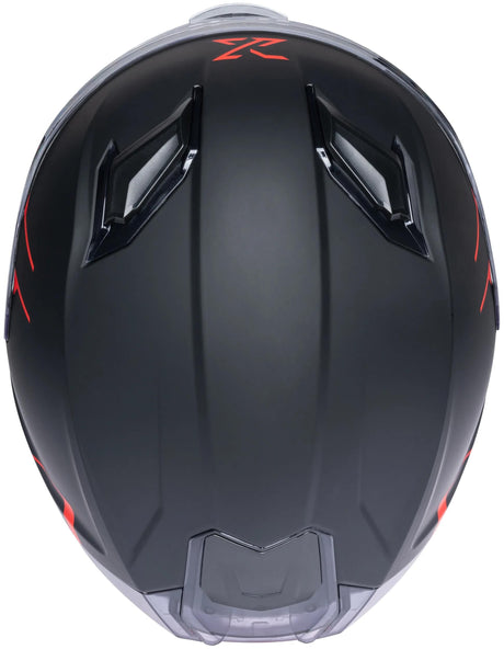 Spec-x Integralhelm SX-82.03 R2 Stinger Helm SX-82.03 R2 Schwarz Matt Rot XXL Pin Re