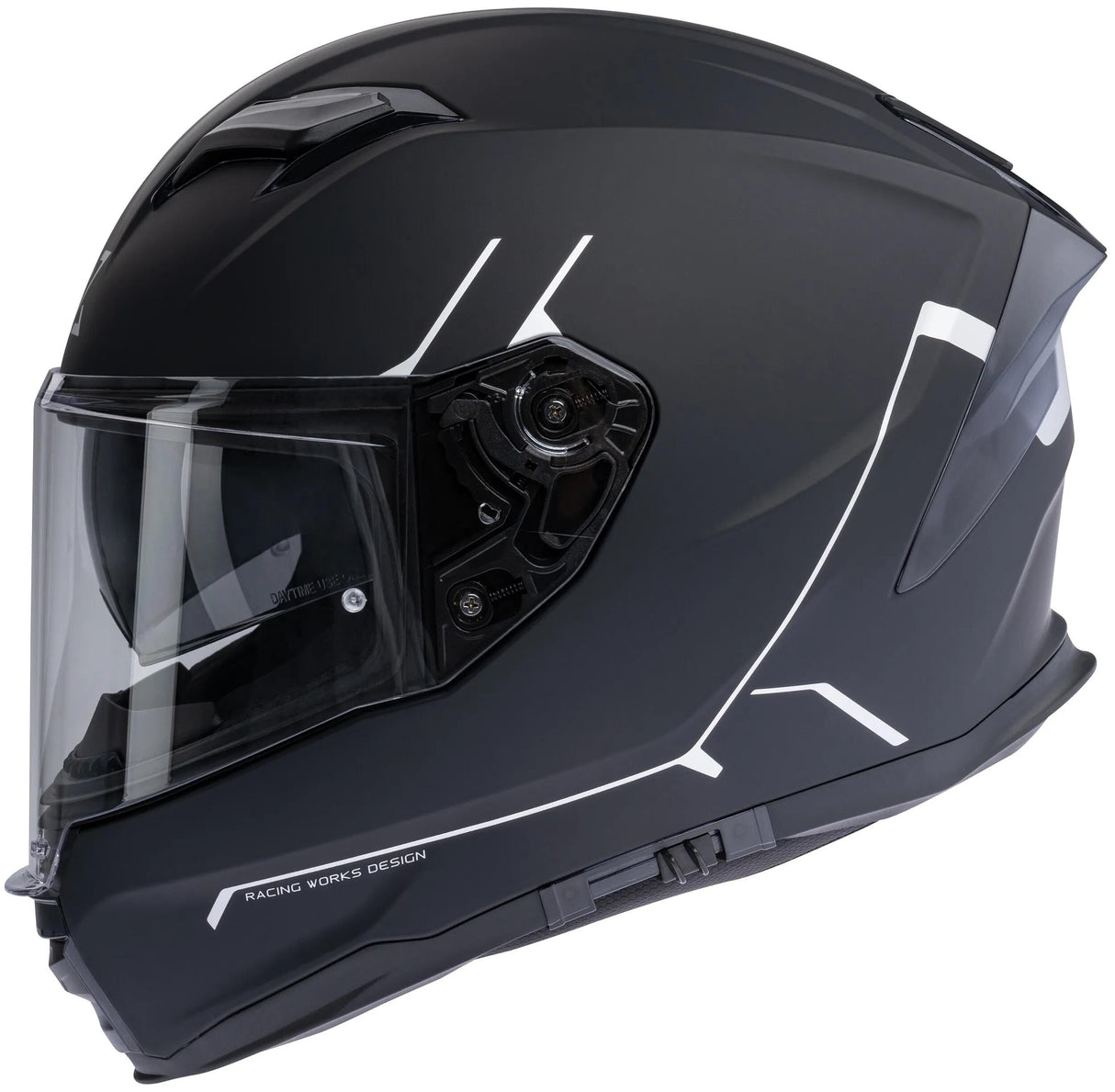 Spec-x Integralhelm SX-82.03 R2 Stinger Helm SX-82.03 R2 Schwarz Mattgrau S Pin Rea