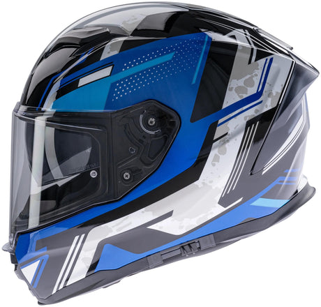 Spec-x Integralhelm SX-82.03 R1 Stinger Helm SX-82.03 R1 BL Schwarz Weiß XXL Pinrea