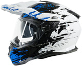 Spec-X Enduro Helm SX-62.01 R1 Stinger Adv Helm Spac-X SX-62.01 R1 Sting. adv xxl weiß blau