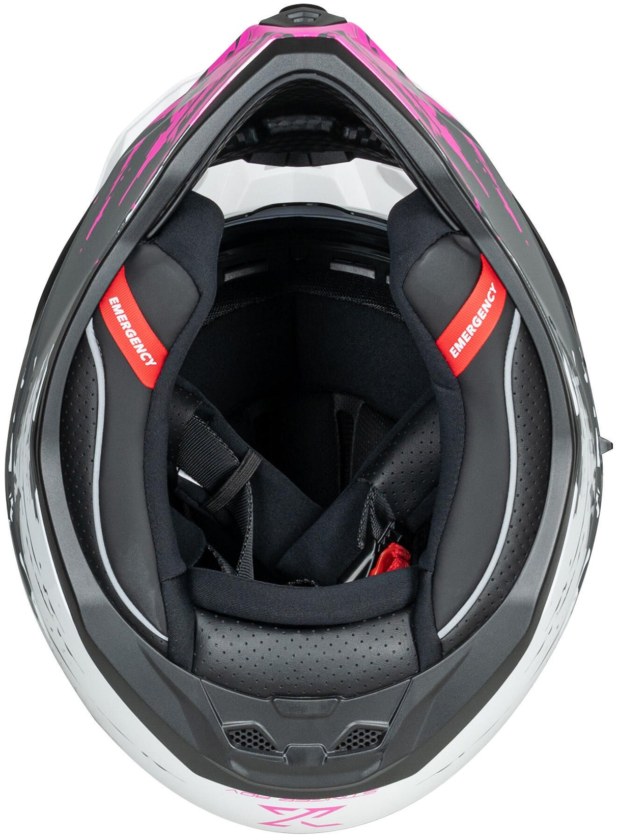 Spec-x Enduro-Helm SX-62.01 R1 Stinger Adv Helm Spac-X SX-62.01 R1 Stinger Adv S weiß rosa