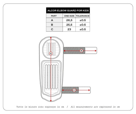 Ufo Plast Ellenbogenprotektoren Alcor Kinder-Ellenbogenbandage UFO Alcor Schwarz