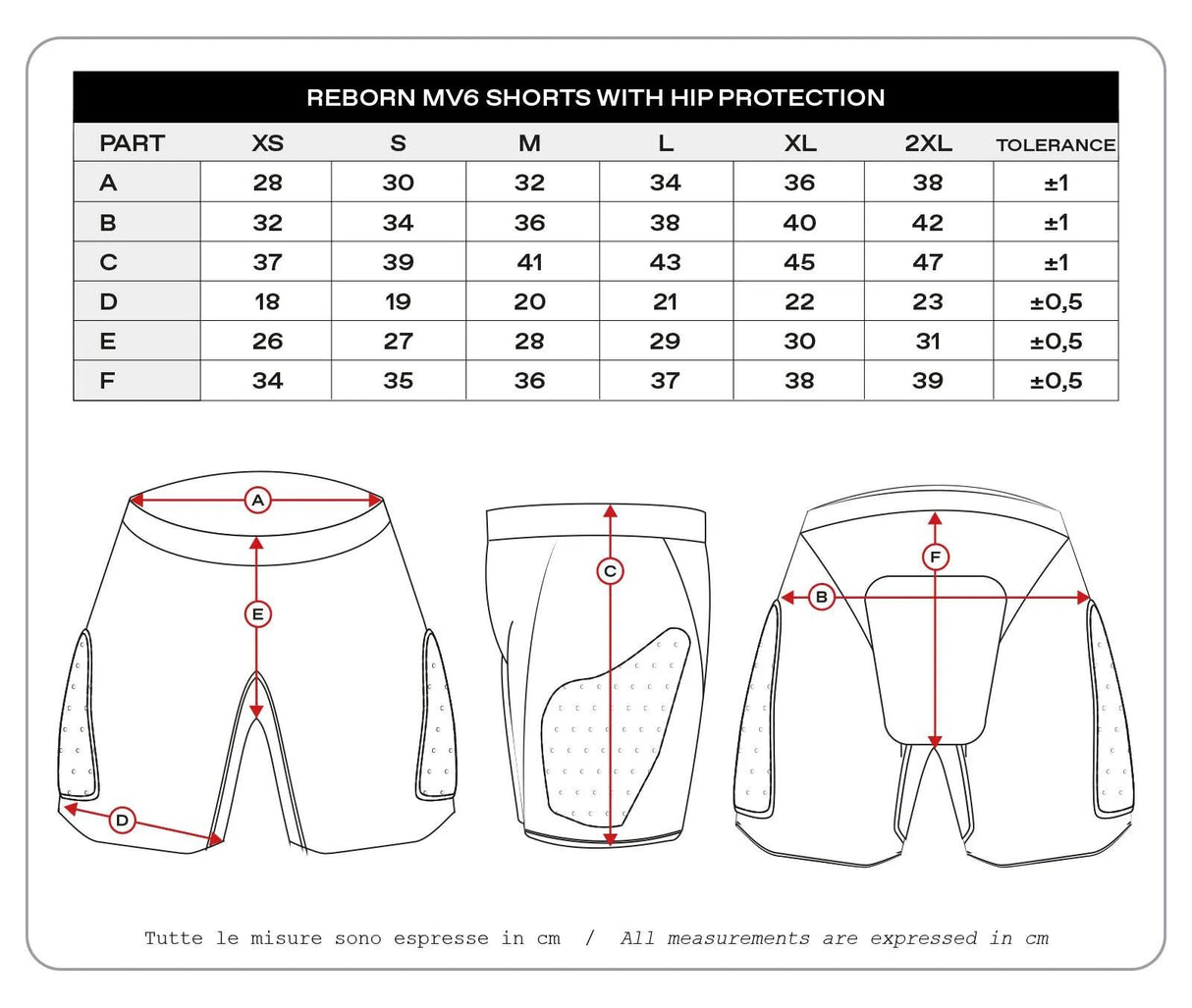 UFO Plast Protektorenhose Reborn MV6 Protektorenhose UFO Reborn MV6 Schwarz Gr. xs