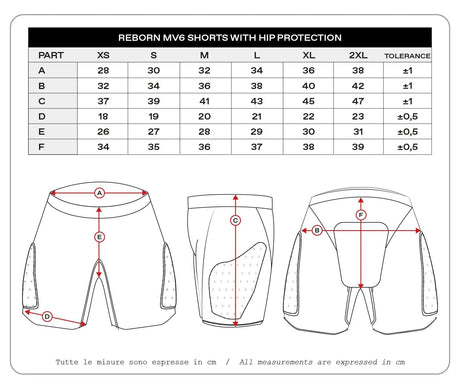 UFO Plast Protektorenhose Reborn MV6 Protektorenhose UFO Reborn MV6 Schwarz Gr. l
